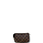 Louis Vuitton Damier Check Chain Pochette Ebene Mini