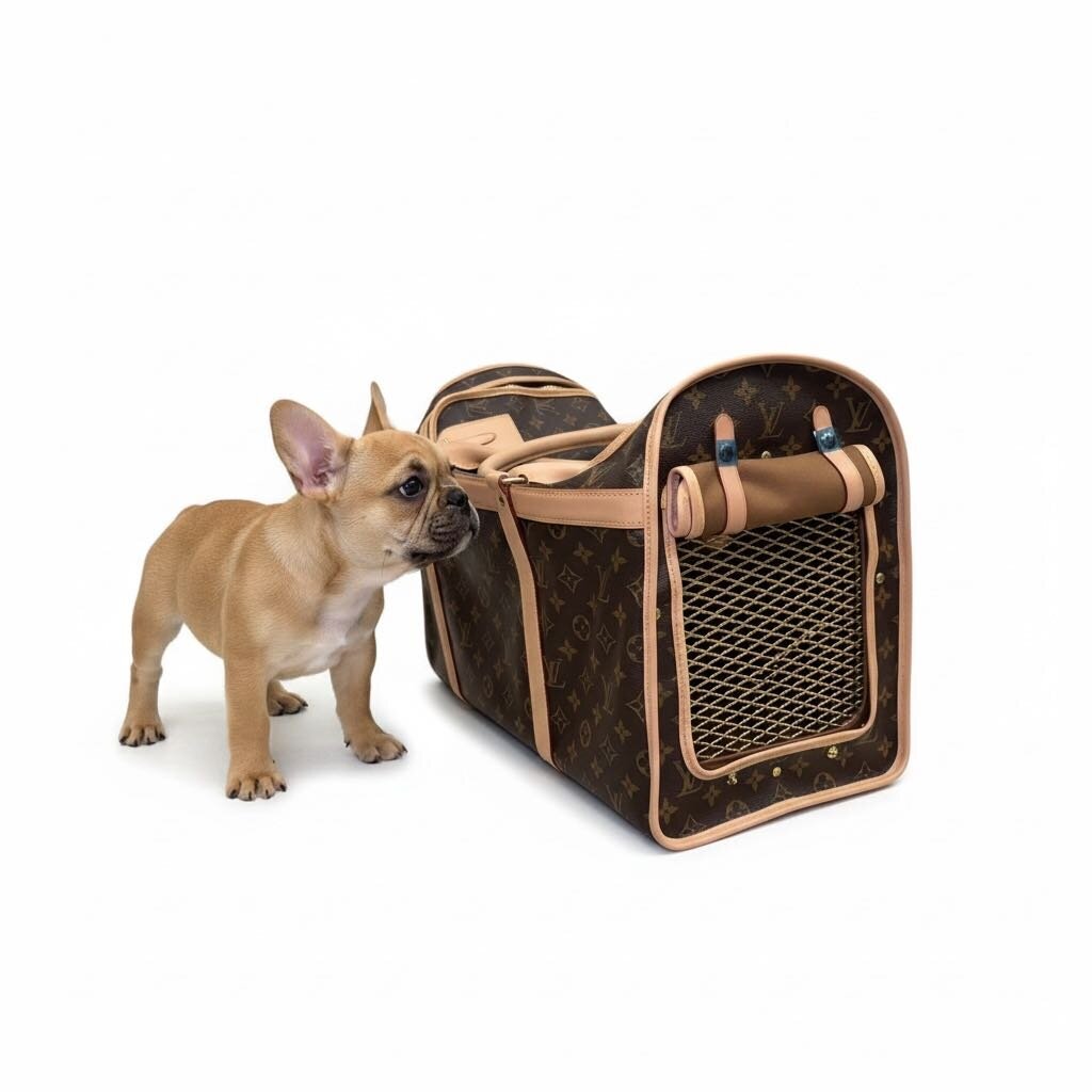 Louis Vuitton LV Dog Pet Carrier Monogram 50