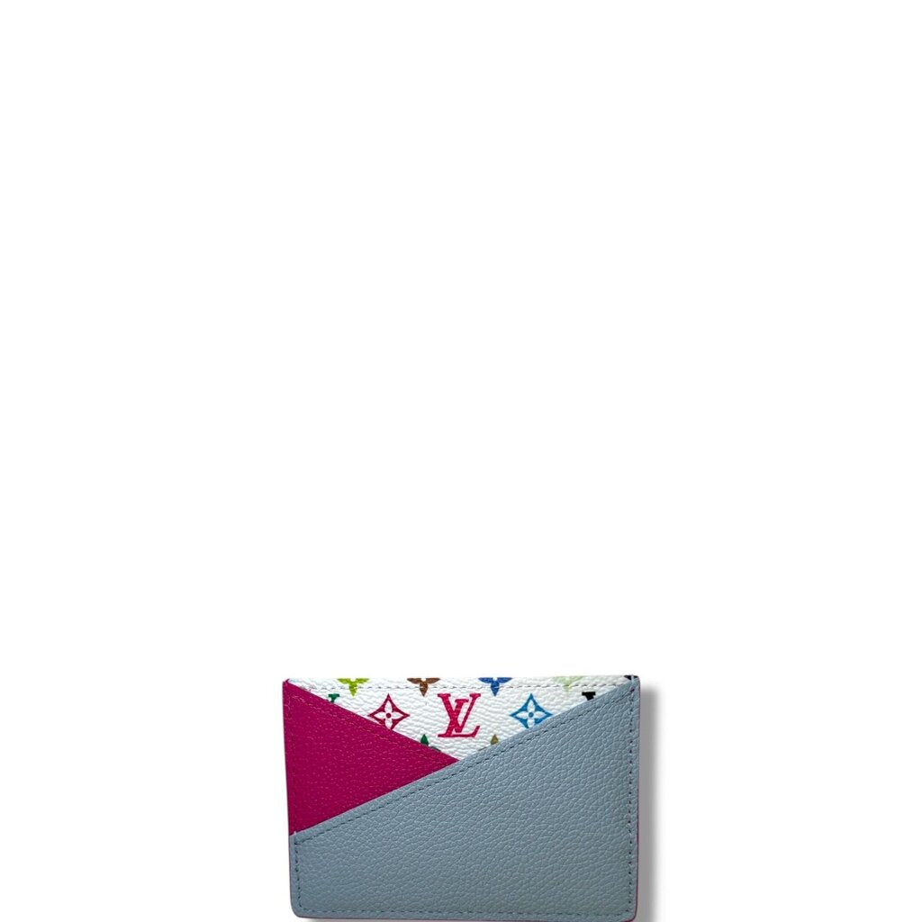 Louis Vuitton X TM Criss-Cross Card Wallet Pink