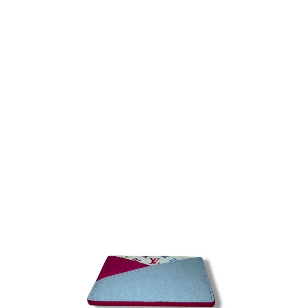 Louis Vuitton X TM Criss-Cross Card Wallet Pink