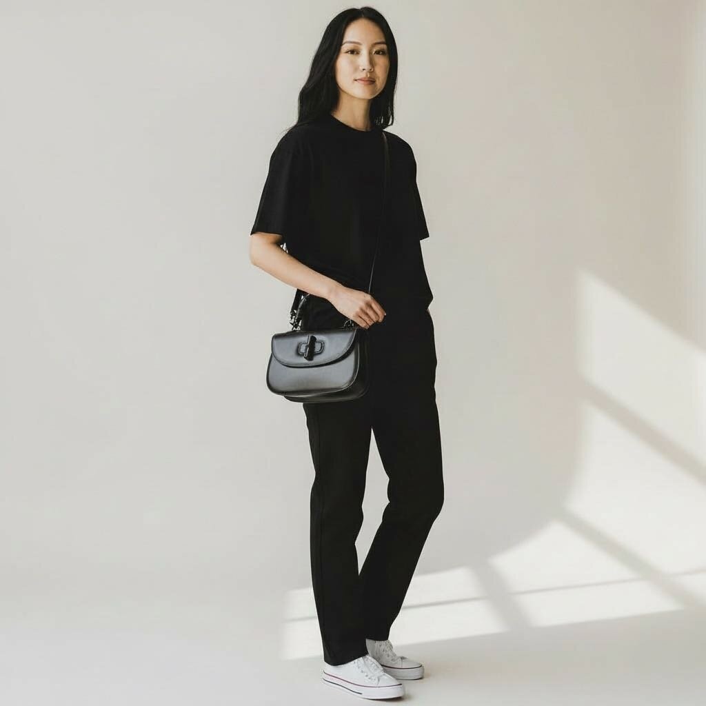 Gucci Boarded Dyana Lux Calfskin Web Bamboo 1947 Top Handle Bag Black Medium