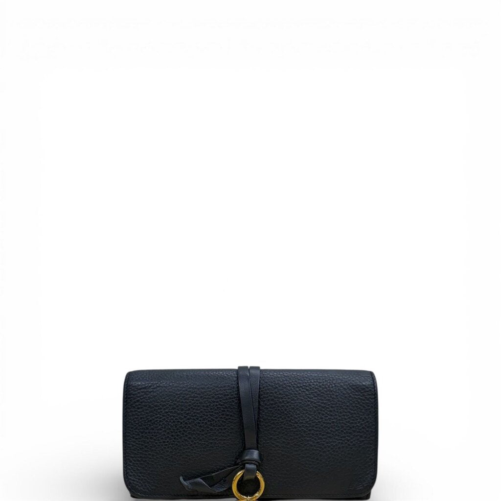Chloe Alphabet Long Wallet Black
