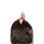 Louis Vuitton Speedy Canvas Handbag Monogram 35