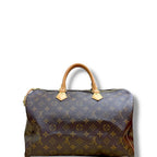Louis Vuitton Speedy Canvas Handbag Monogram 35