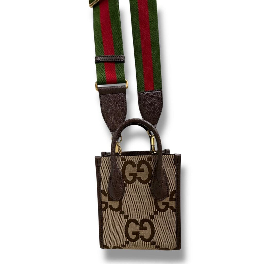 Gucci Jumbo GG Canvas Vertical Tote Supreme Mini