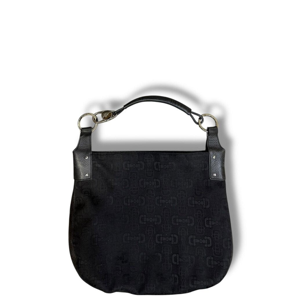 Gucci Horsebit Classic Ring Hobo Bag Black