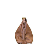 Prada Aimee Leather Shoulder Bag Caramel Large