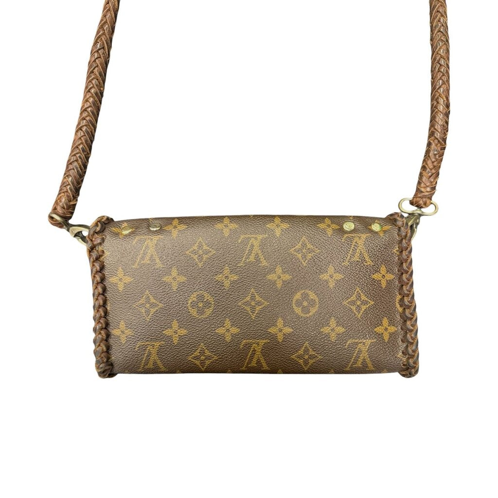Vintage Boho Twin Clutch Crossbody Bag Monogram