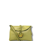 Bottega Veneta Liberta Leather Crossbody Bag Matcha Baby