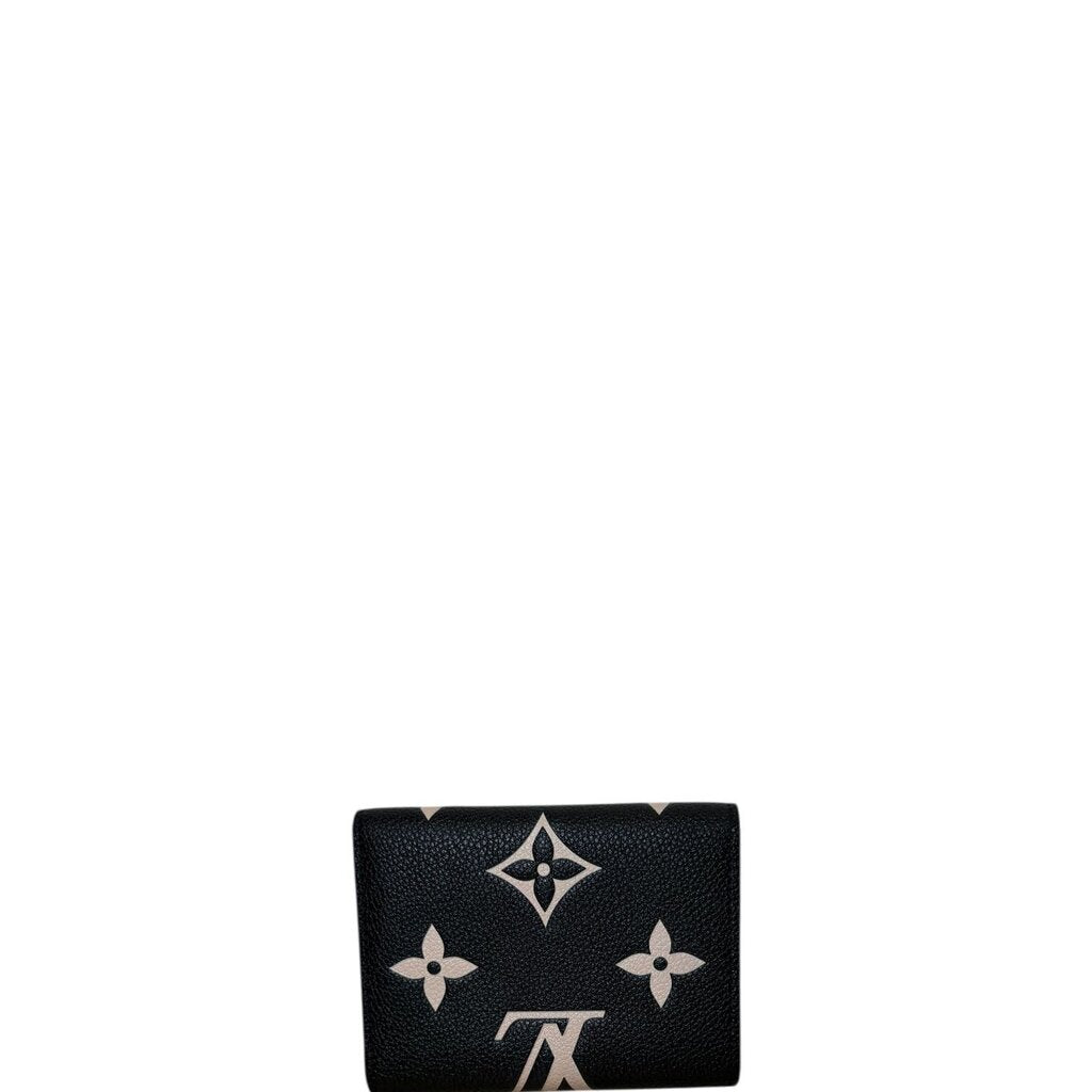 Louis Vuitton Victorine Empreinte Bicolor Wallet Black
