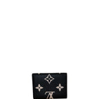 Louis Vuitton Victorine Empreinte Bicolor Wallet Black