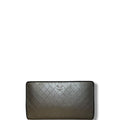 Chanel Quilted Leather L Yen Wallet Metallic