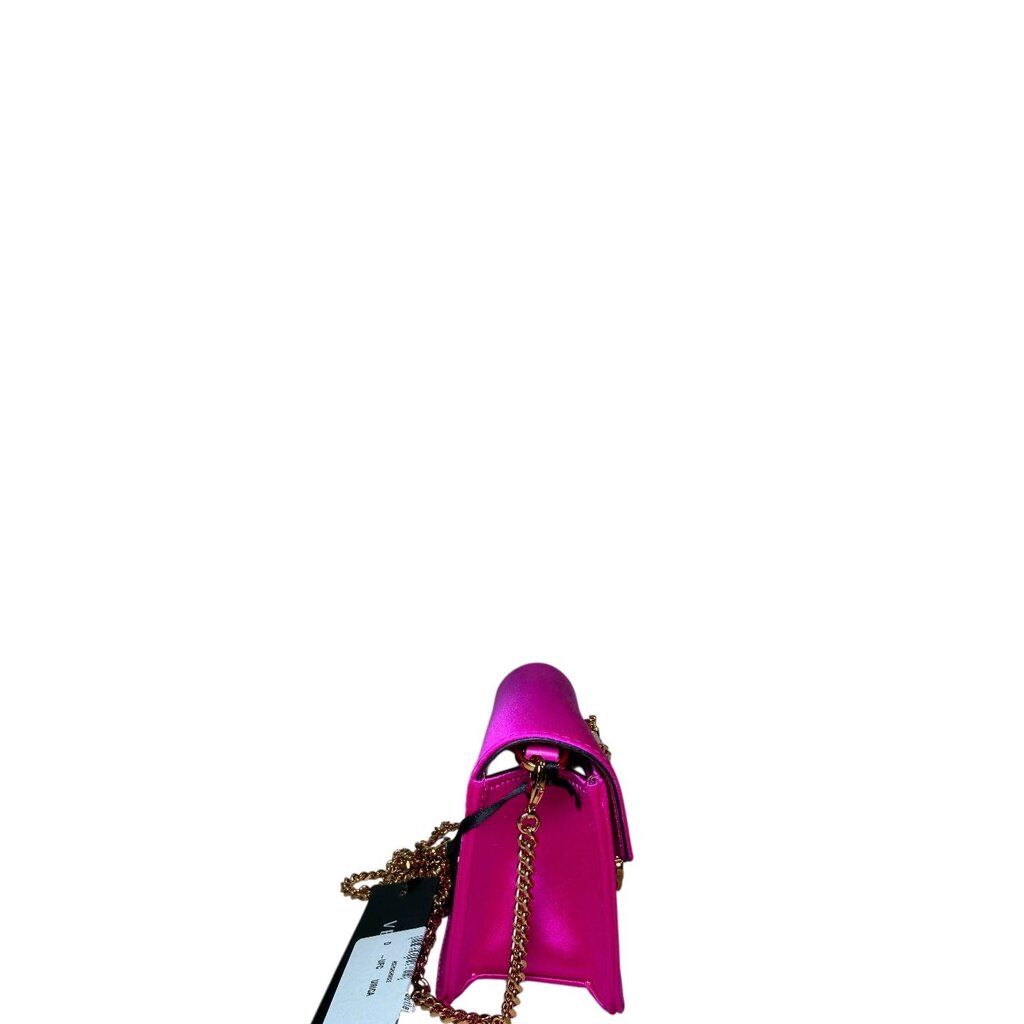 Versace Virtus Satin Shoulder Bag Pink