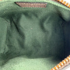Gucci GG Supreme Monogram Textured Dollar Calfskin Web Ophidia Top Handle Boston Bag Supreme Mini