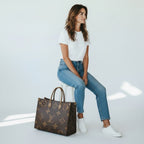 Louis Vuitton OnTheGo Canvas Tote Monogram GM