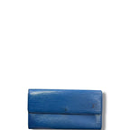 Louis Vuitton Epi Sarah Long Wallet Blue