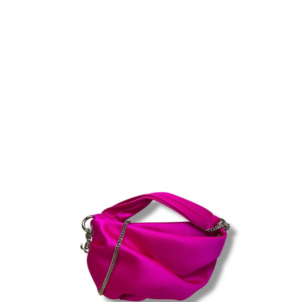 Jimmy Choo Satin Bonny Bag Fuschia