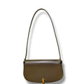 Saint Laurent YSL Voltaire Leather Shoulder Bag Green Mini