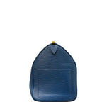 Louis Vuitton Keepall Epi Handbag Blue 50