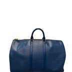 Louis Vuitton Keepall Epi Handbag Blue 50