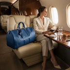 Louis Vuitton Keepall Epi Handbag Blue 50