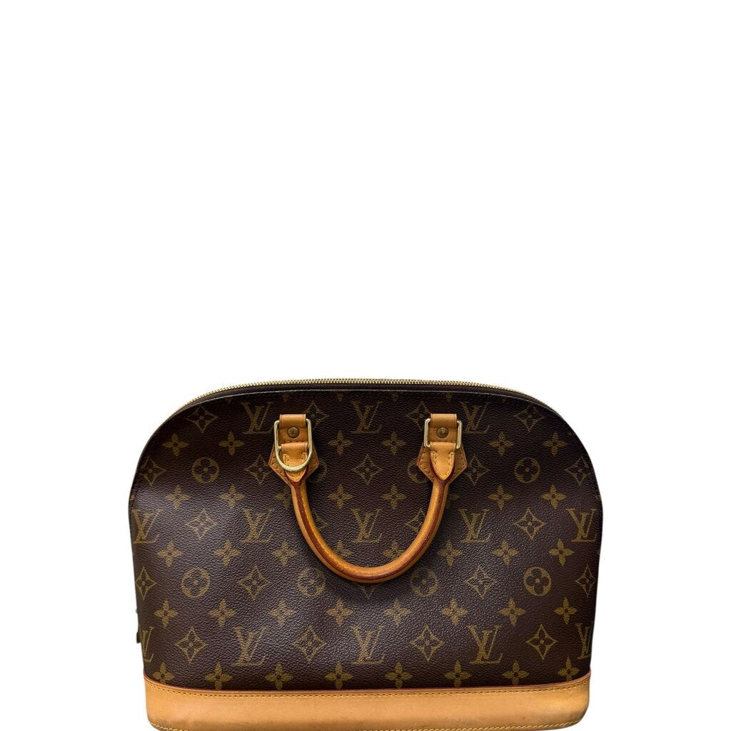 Louis Vuitton Alma Canvas Handbag Monogram PM