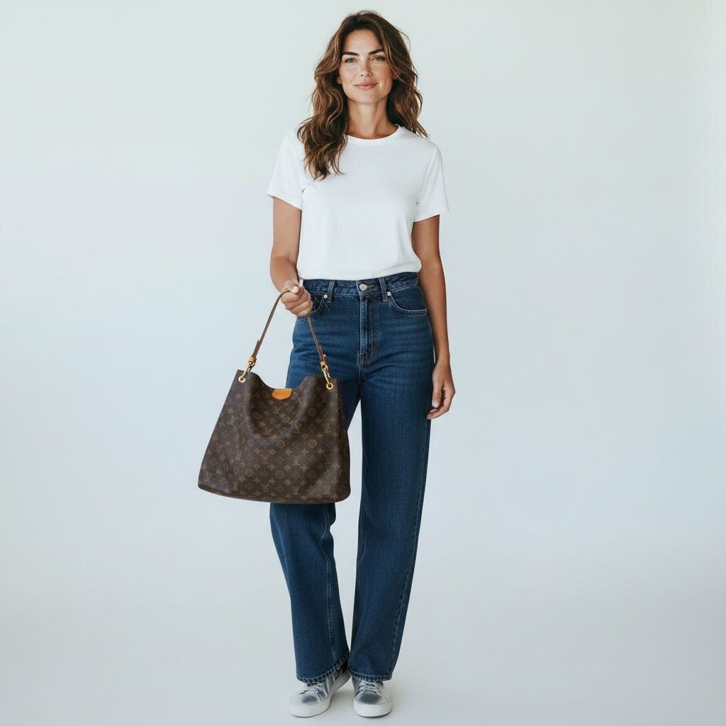Louis Vuitton Graceful Shoulder Bag * Monogram MM