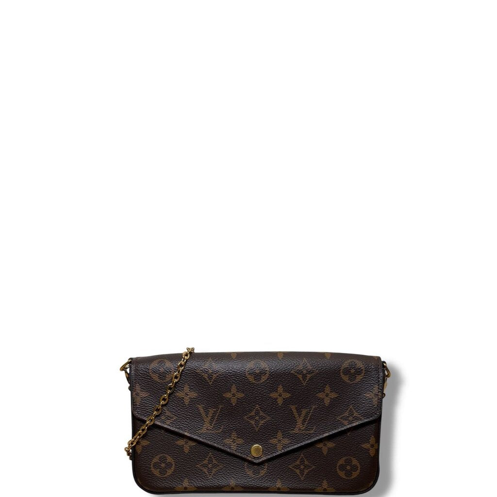 Louis Vuitton Pochette Felicie Chain Wallet Monogram