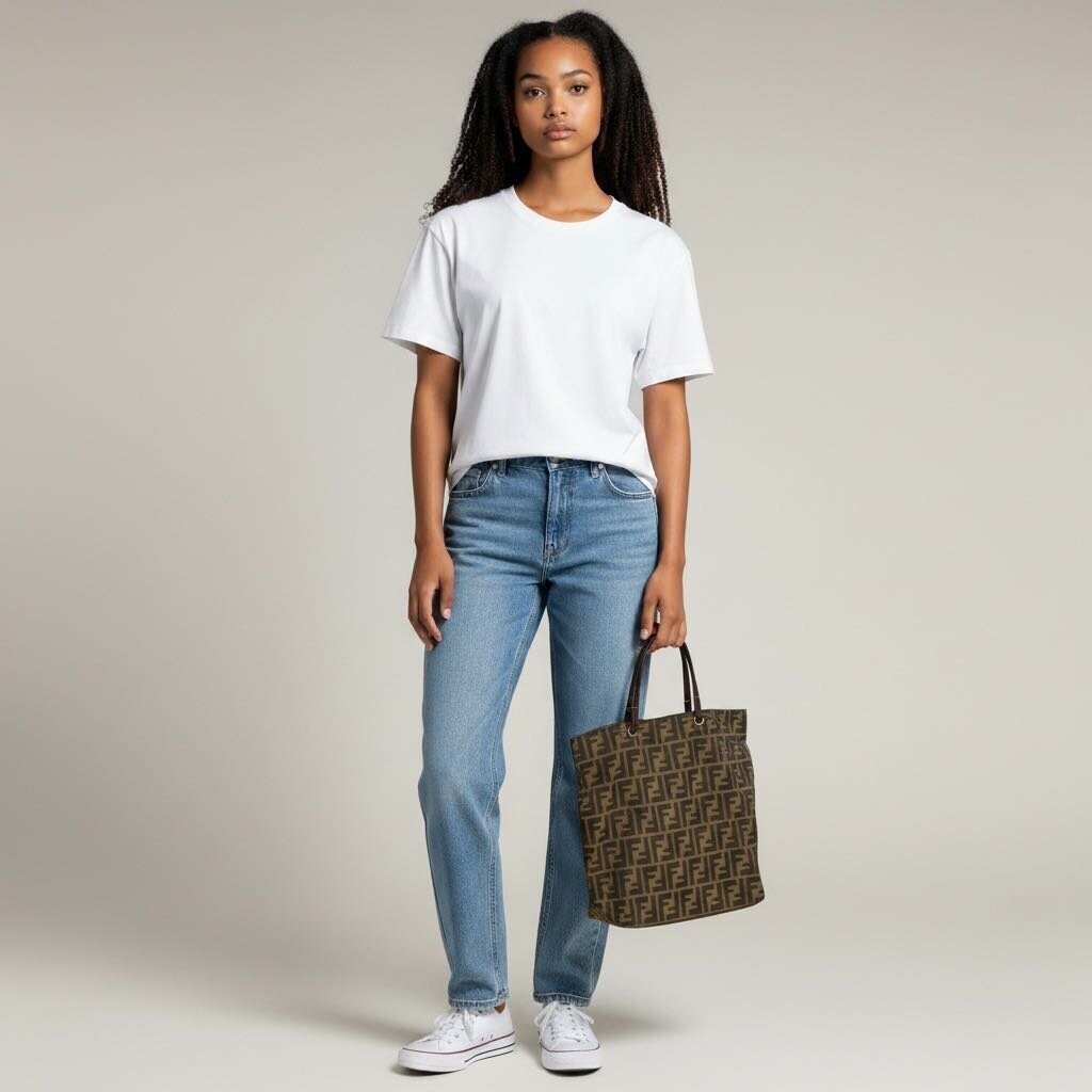 Fendi Top Handle Shoulder Bag