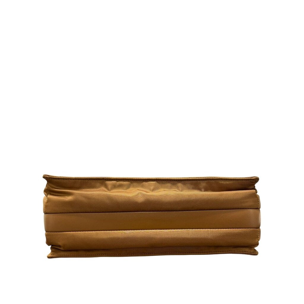 Prada Re Nylon Padded Traveller Shoulder Bag Medium Brandy