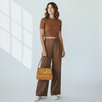 Prada Re Nylon Padded Traveller Shoulder Bag Medium Brandy
