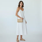 Chanel Caviar Quilted Wallet On Chain WOC Tan Beige