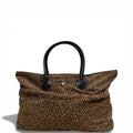 Bottega Veneta Nylon Print Tote Leopard