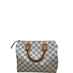 Louis Vuitton Speedy Canvas Handbag Damier Azur 25