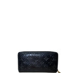 Louis Vuitton Python Exotic Zippy Wallet Black