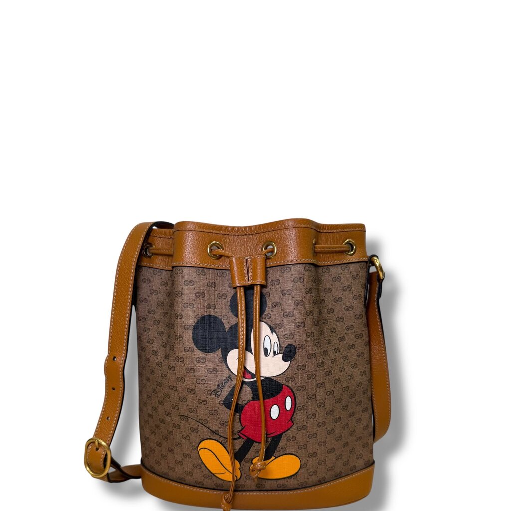 Gucci X Mickey Mouse Disney Bucket Bag Monogram