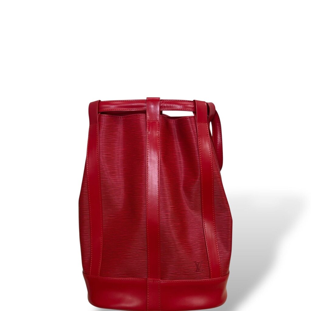 Louis Vuitton Epi randonnee Leather Backpack Red PM