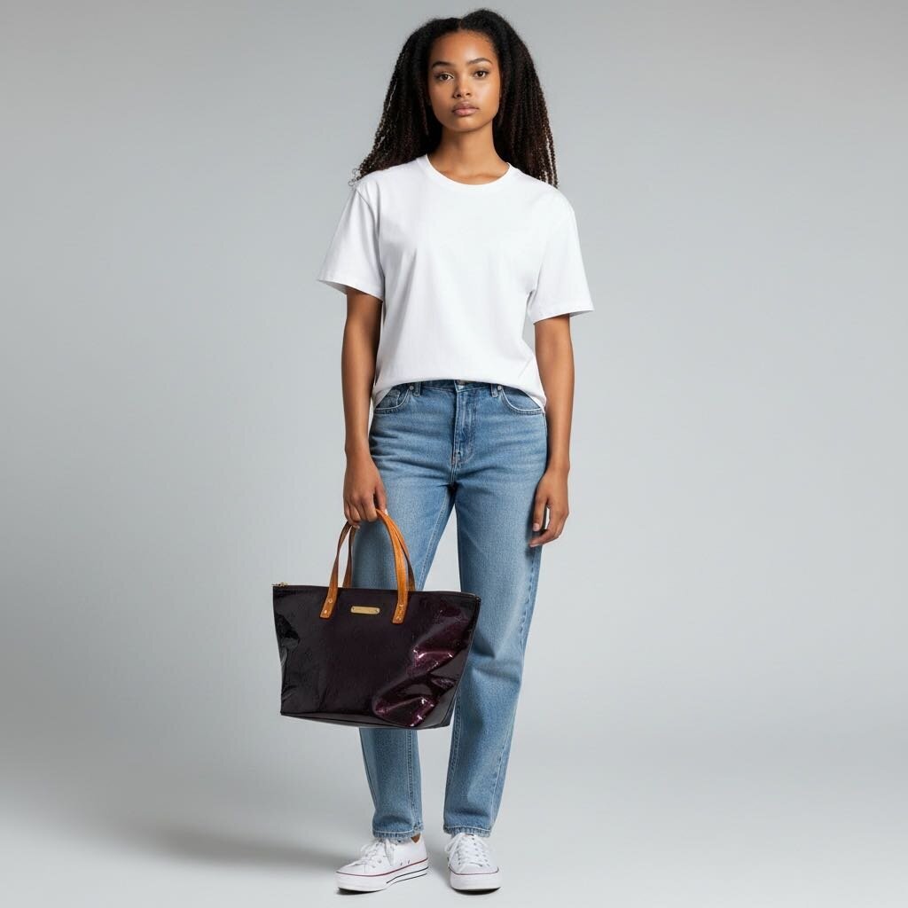 Louis Vuitton Bellevue Vernis Handbag Amarante PM