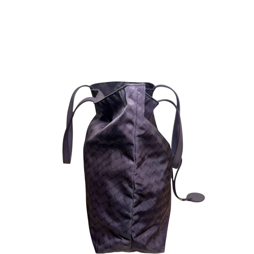 Bottega Veneta Nylon Mirage Tote Purple