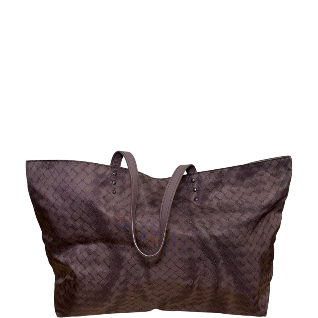 Bottega Veneta Nylon Mirage Tote Purple