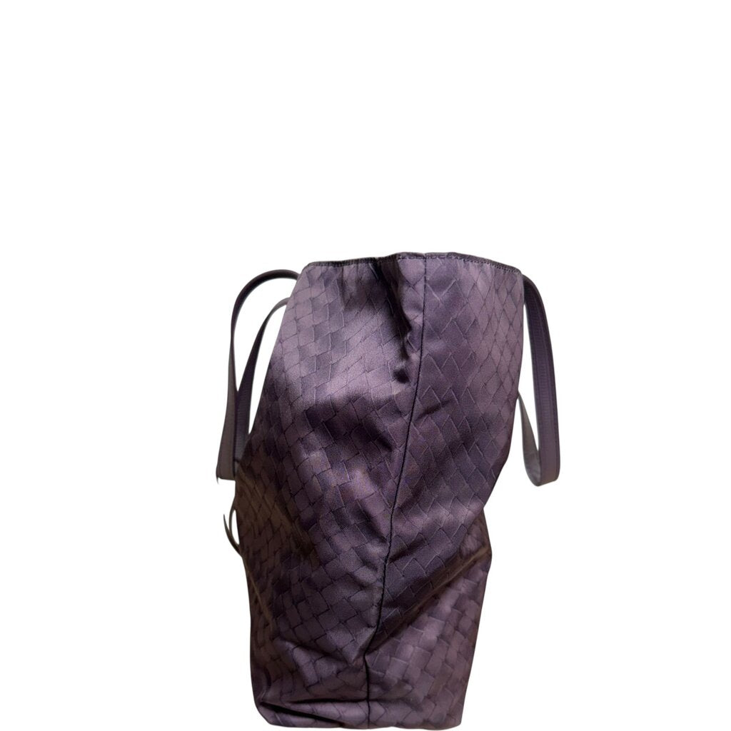 Bottega Veneta Nylon Mirage Tote Purple