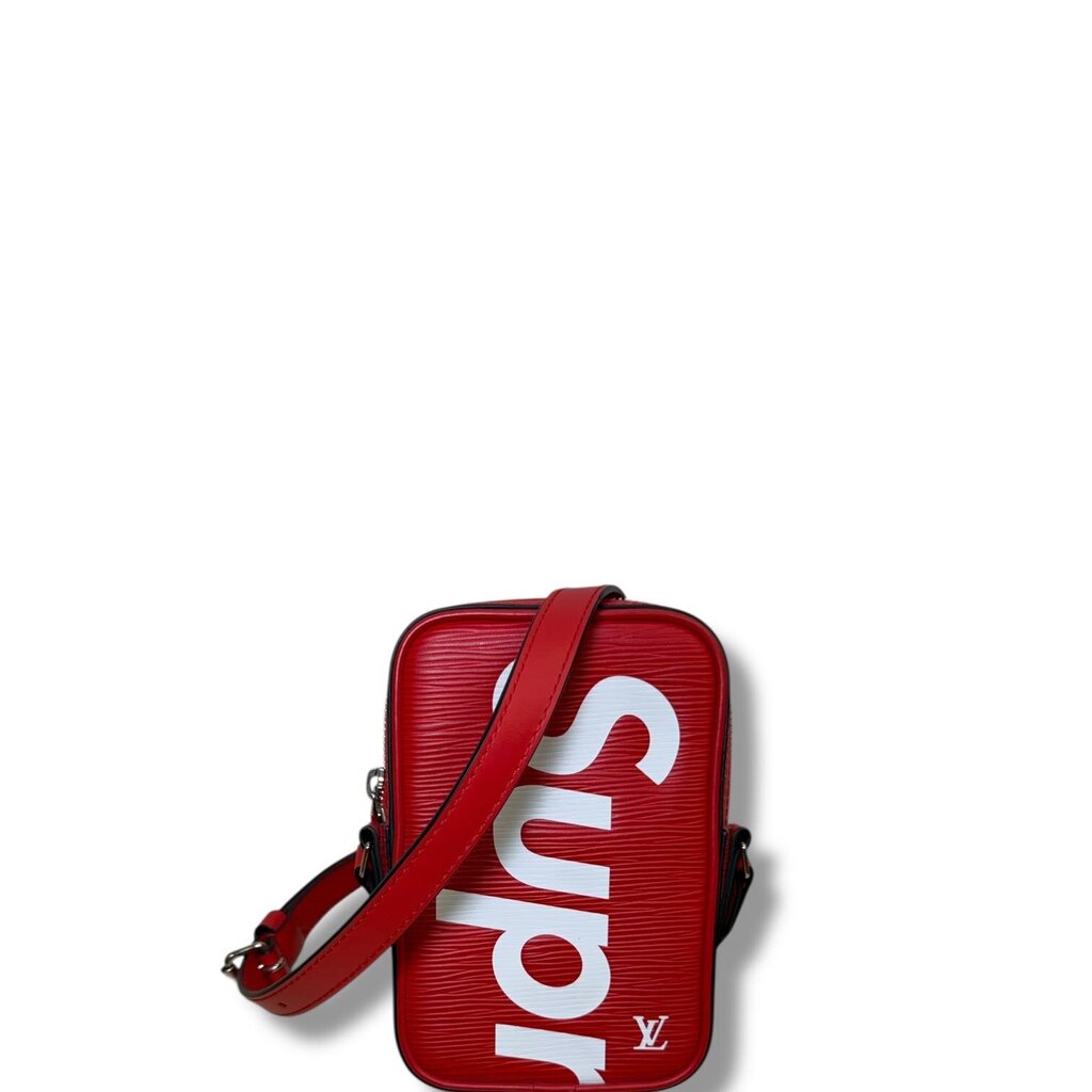 Louis Vuitton X Supreme Danube Epi Leather Bag Red