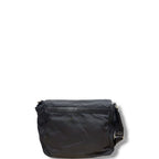 Prada Nylon Snap Messenger Crossbody Handbag Black