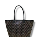 Goyard Goyardine Artois Tote Handbag Black PM
