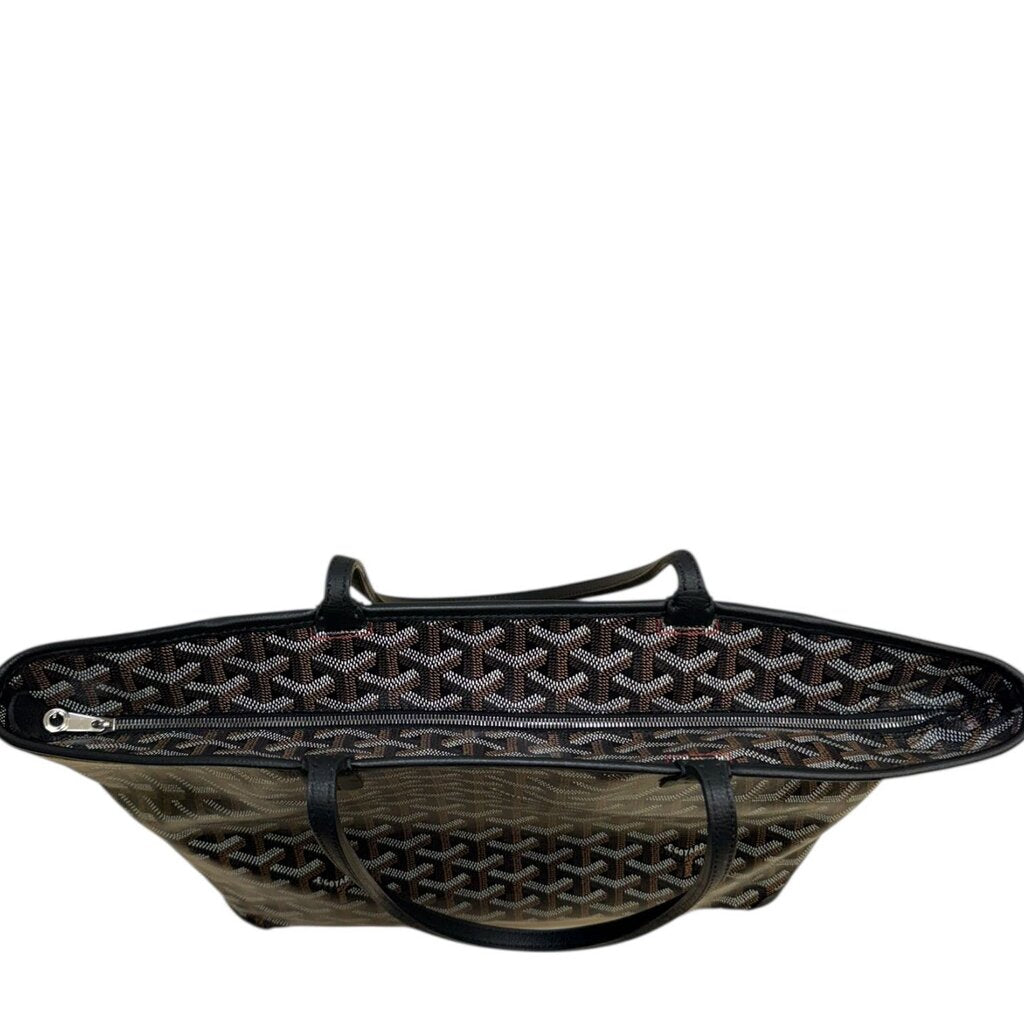 Goyard Goyardine Artois Tote Handbag Black PM