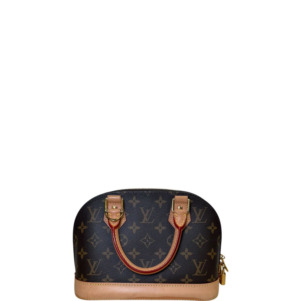 Louis Vuitton Alma Canvas Crossbody Bag Monogram BB