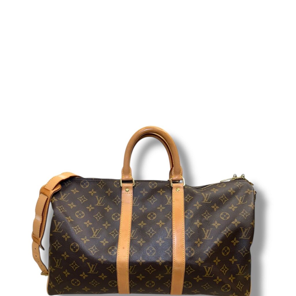 Louis Vuitton Canvas Keepall Bandouliere Monogram 45