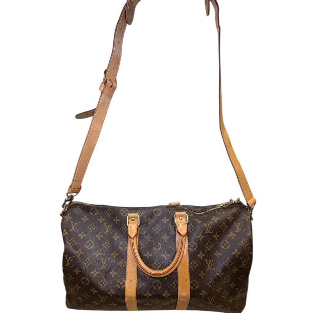 Louis Vuitton Canvas Keepall Bandouliere Monogram 45