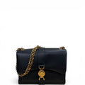 Versace Kleio 95 Nappa Leather Shoulder Handbag Black