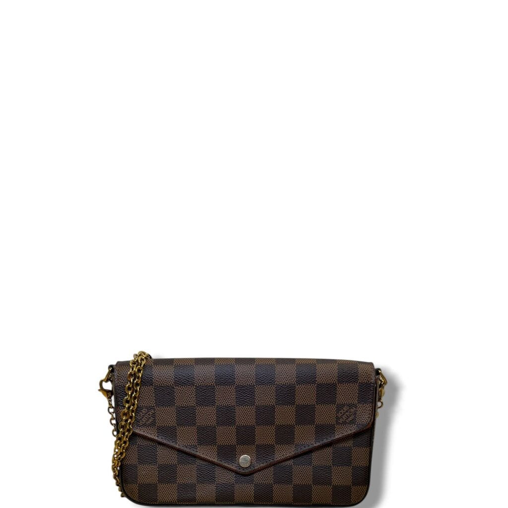 Louis Vuitton Felicie Pochette Damier Crossbody Ebene